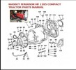 Thumbnail Massey Ferguson MF1205 Compact Tractor Parts Manual