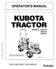 Thumbnail KUBOTA TRACTOR BX1870 BX2370 BX2670 OPERATORS MAINTENANCE MA
