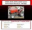 Thumbnail IH DX18E, DX22E, DX24E, DX25E Tractors Service Repair Manual