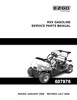 Thumbnail RXV GASOLINE SERVICE PARTS MANUAL E-Z-GO - GAS 2008 