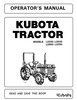 Thumbnail KUBOTA L2250 L2550 L2850 L3250 Model tractor operators manu