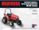 Thumbnail Mahindra ML106 Loader Operator Manual on 2615 Mahindra Tract