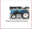 Thumbnail Mitsubishi Farm Tractor D2000 Service Parts Manual