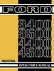 Thumbnail Ford 3400 3500 4400 and 4500 Industrial Tractor Operators Ow