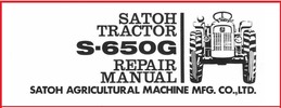 Thumbnail Mitsubishi Tractor Satoh s650G Tractor Workshop Service Repa