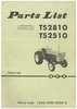 Thumbnail Iseki TS2810 TS2510 TRACTOR SERVICE PARTS MANUAL