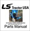 Thumbnail LS Tractor G3033 G3038 Service Parts Manual with Part #s
