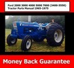 Thumbnail (5) Ford 4000 SERVICE MANUAL TRACTORS SERVICE PARTS OWNERS M