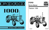 Thumbnail Ford 1000 Tractor 1973-75 Owner Operators & Service Repair Manual - 2 Manuals Thumbnail Ford 1000 Tractor 1973-75 Owner Operators & Service Repair Manual - 2 Manuals