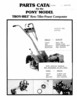 Thumbnail 1976-1982 Troy Bilt PONY I & II TILLER PARTS MANUAL #P17485-P95831