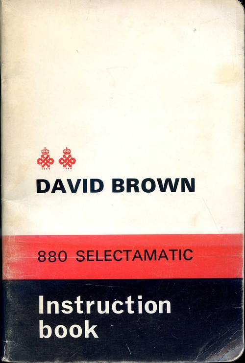 Product picture Case David Brown 880 Selectamatic Diesel Tractor Operator Ma