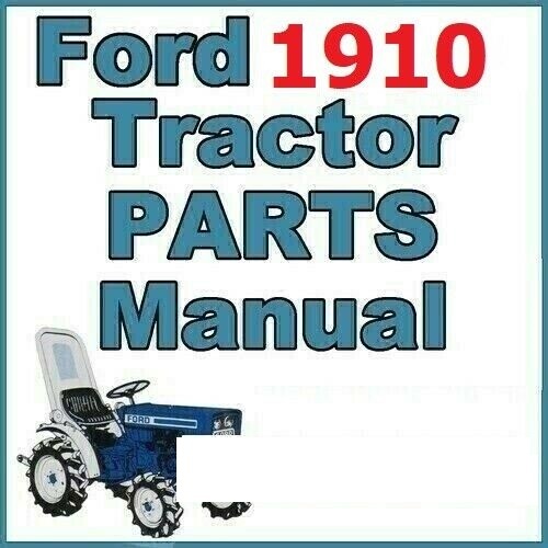 Product picture FORD 1910 3 CYLINDER COMPACT DIESEL TRACTOR MASTER ILLUSTRAT