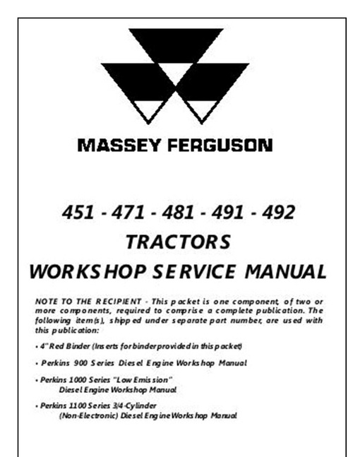 Product picture Massey Ferguson MF 1648, 1652 & 1655 COMPACT TRACTORS SERVIC