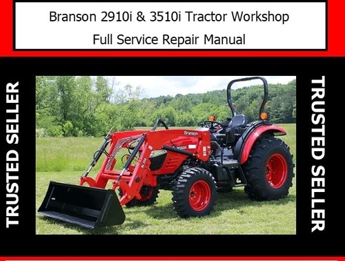 Product picture Branson 2910i & 3510i Tractor Workshop Full Service Repair M
