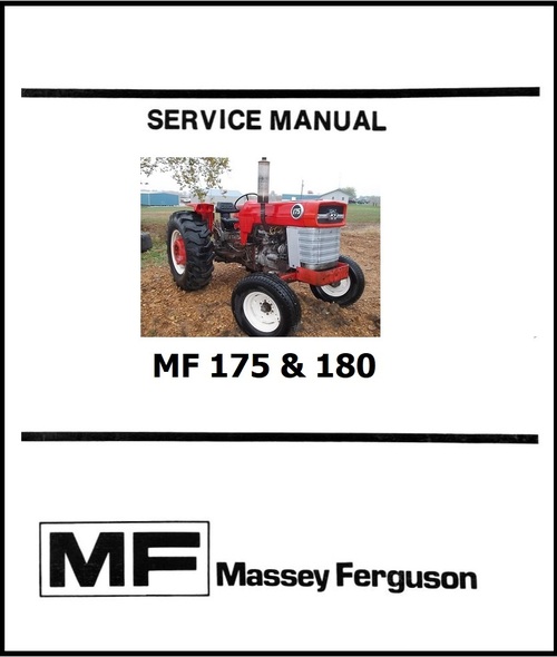 Product picture MF Massey Ferguson Tractor 175 180 Shop Service Repair Manua