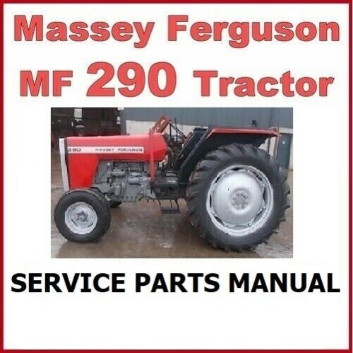 Product picture Massey Ferguson MF290 MF-290 Tractor SERVICE PARTS MANUAL  -