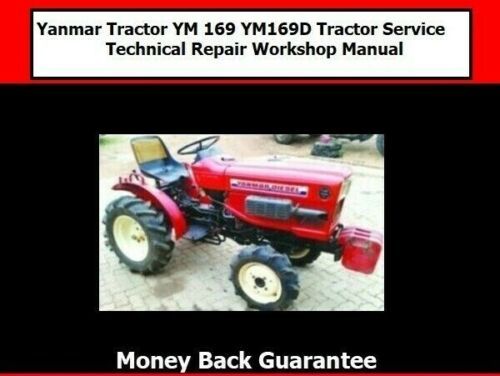 Product picture Yanmar Tractor YM 169 YM169D Tractor Service Repair Workshop