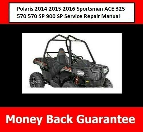 Product picture Polaris 2015 2016 Sportsman ACE 325 570 570 SP 900 SP Servic