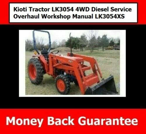 Product picture Kioti Tractor LK3054 4WD Diesel Service Overhaul Workshop Ma
