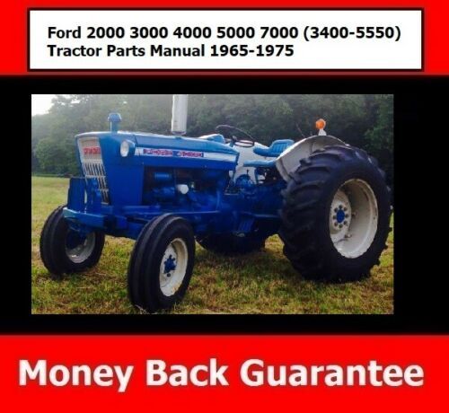 Product picture (5) Ford 4000 SERVICE MANUAL TRACTORS SERVICE PARTS OWNERS M