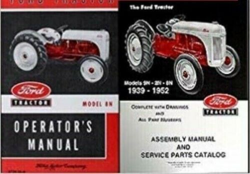 Product picture FORD 9N 2N 8N TRACTOR ASSEMBLY PARTS MANUAL CATALOG EXPLODED