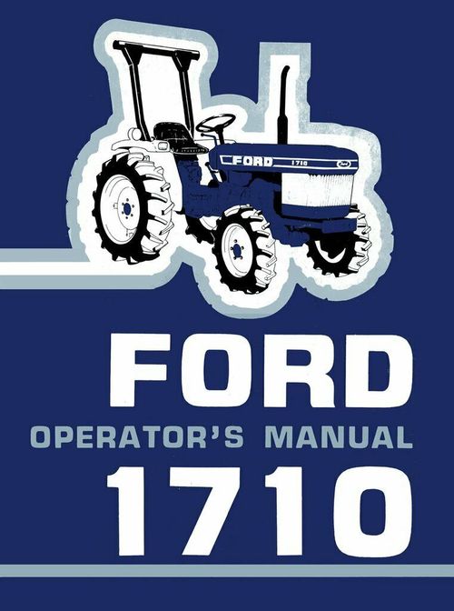 Product picture Ford 1710 Tractor Operators Manual & Parts Manual