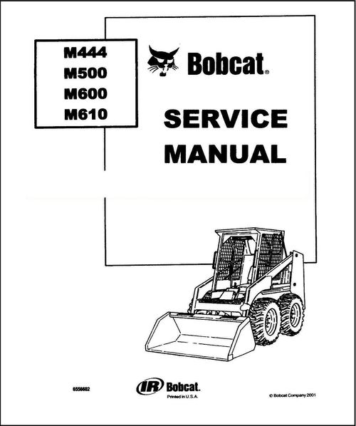 Product picture BOBCAT M444 M500 M600 M610 SKID STEER LOADER WORKSHOP SERVIC