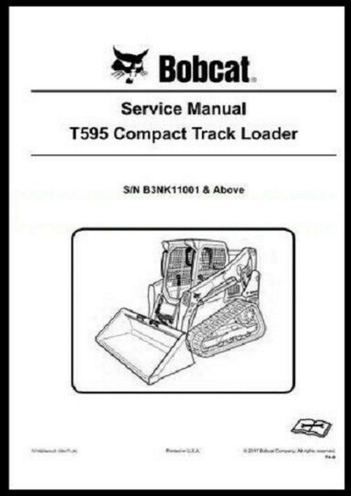 Product picture Bobcat T595 Compact Track Loader Service Repair Workshop Man