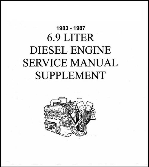 Product picture Ford Truck 6.9 Diesel Engine Service Manual 1983 1984 1985 1