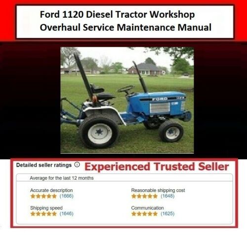 Product picture Ford 1120 Diesel Tractor Workshop Overhaul Service Maintenan