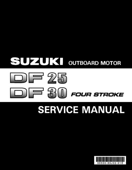 Product picture Suzuki DF25 DF30 4-Stroke outboard Service Repair Workshop Manual 2000 to 2003