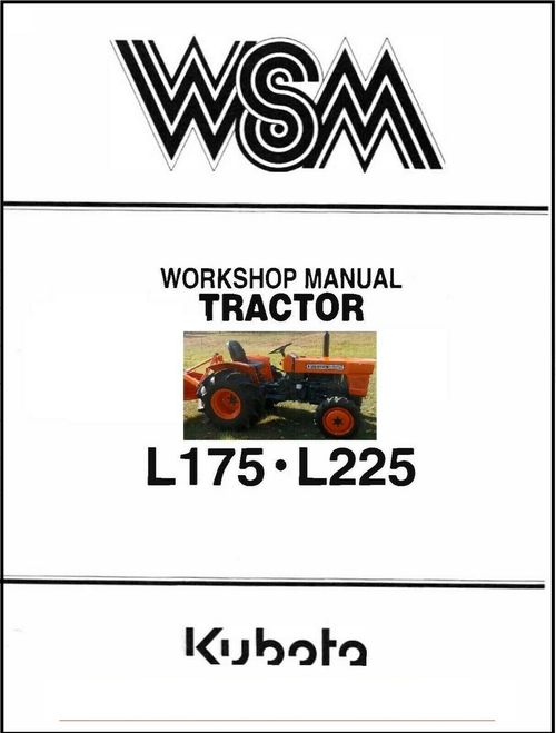 Product picture Kubota L225 Tractor Workshop Repair Manual + Service Parts Manual - Read Descrip