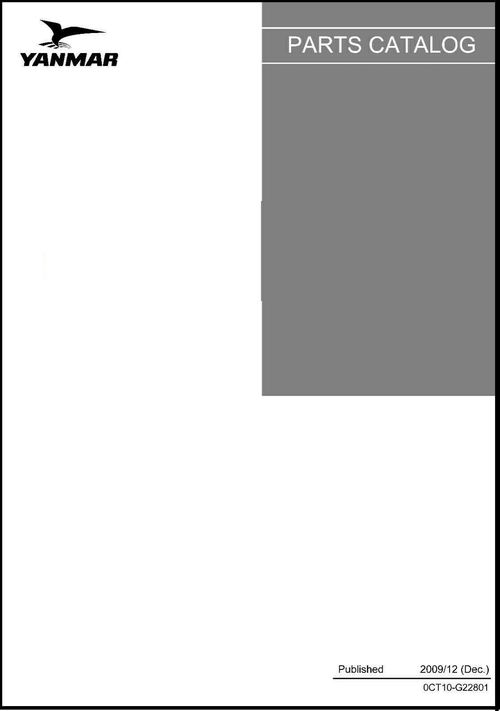 Product picture Yanmar Tractor YM186 & YM186D Service Part Manual 2WD & 4WD Models Covered