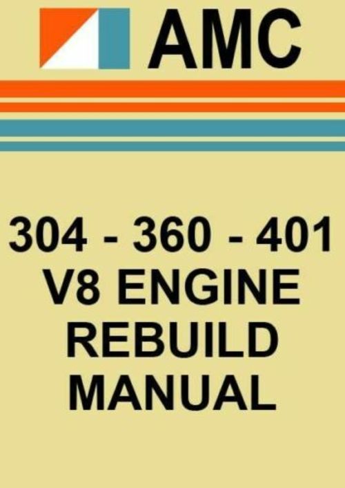 Product picture AMC 304, 360 & 401 V8 Engine Rebuild Manual