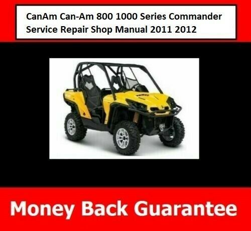 Product picture CanAm Can-Am 800 1000 Series Commander Service Repair Shop Manual 2011 2012