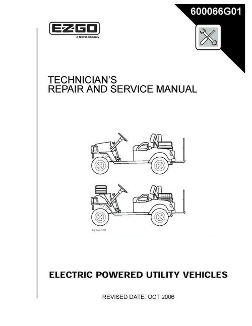 Product picture 2004 2005 2006 E-Z-GO EZ-GO Golf Cart Workshop Repair Service Manual Electric
