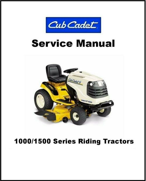 Product picture CUB CADET LT 1042 1045 1046 1050 GT 1222 Service Manual & Parts Manual